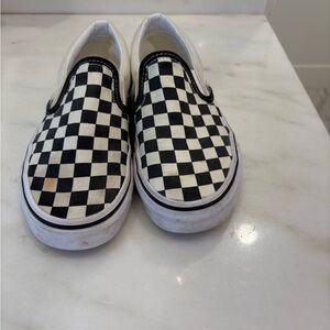Sz 4.5 Vans Checkered Slip-On Sneakers